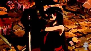 Akame Ga Kill AMV Whispers In The Dark Akame Vs Esdeath [upl. by Whitney]