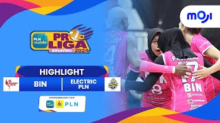 BIN VS Electric PLN 30  Highlight PLN Mobile Proliga 2024 [upl. by Larianna433]