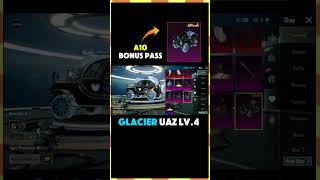 PUBG BONUS PASS GLACIER UAZ REVEALED pubgburkan bgmi royalepassm9 a10ponus pass shorts [upl. by Nada903]