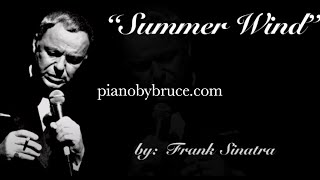 Summer Wind Frank Sinatra pianocover [upl. by Zetta]