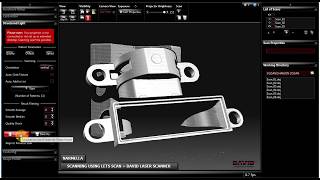 LETSCAN WORKFLOW IN DAVID LASER SCANNER [upl. by Stormy]