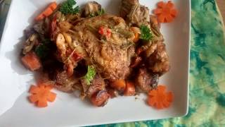 Cuisinettementvôtre  Recette de Poulet DG Cameroun [upl. by Hennessey286]