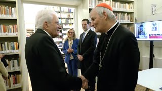 Fondazione Scienze Religiose la visita di Mattarella [upl. by Singband523]