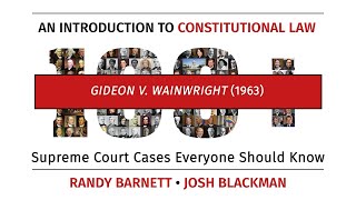 ⚖️ Gideon v Wainwright 1963  An Introduction to Constitutional Law [upl. by Darren]