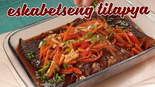 HOW TO COOK ESKABETSENG TILAPYA SIMPLE RECIPE [upl. by Arik685]