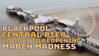 Central Pier Blackpool March Madness Update [upl. by Annaynek]