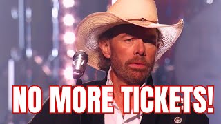 Toby Keith Announces His Tour Has SOLD OUT [upl. by Lidia]