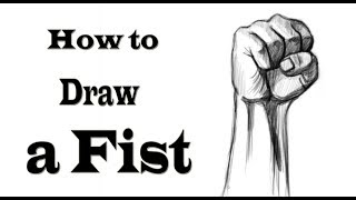 How To Draw a Fist Tutorial [upl. by Stallworth535]