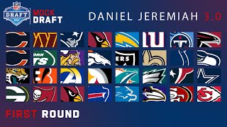 2024 FULL First Round Mock Draft Daniel Jeremiah 30 [upl. by Ayinat]