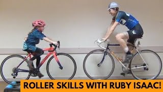 ROLLER SKILLS WITH A 9 YEAR OLD  RUBY ISAAC INTERVIEW [upl. by Meek]