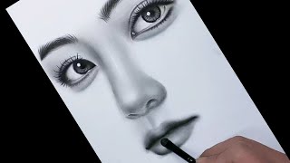 How to Draw Hyper Realistic Lips Step by Step for Beginners drawinglips drawinggirl drawingface [upl. by Nnyladnarb409]