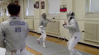 Recap Womens Fencing vs NYU [upl. by Anirrehs654]