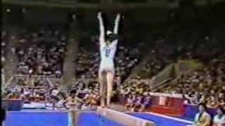 1980 USGF Intl Invite Li Cuiling balance beam [upl. by Enneicul107]