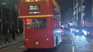 Here is the Old Red bus in Waterloo Saturday 16 November 2024 [upl. by Sachs344]