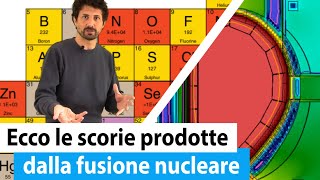 Le SCORIE RADIOATTIVE della FUSIONE NUCLEARE restano pericolose per MILLE ANNI [upl. by Aikram]