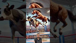 horse and cow boxing match [upl. by Manolo]