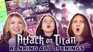 Ranking ALL ATTACK ON TITAN Openings 💥 [upl. by Roosevelt]