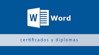 Certificados y diplomas automáticos en Word para PROFESORES y ALUMNOS EducaTutos [upl. by Yttocs]