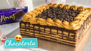 CHOCOTORTA  Postre sin horno  Quiero Cupcakes [upl. by Einwahs]