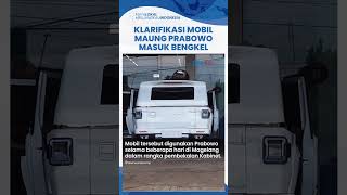 Kronologi Mobil Maung Prabowo Masuk Bengkel seusai 1 Minggu Pemakaian Pemilik Bengkel Buka Suara [upl. by Airamalegna221]