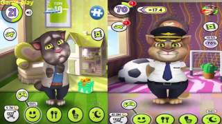 My Talking Tom level 20 VS level 70 Gameplay Great Makeover for Children HD [upl. by Nigle102]