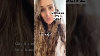 Millennials Vs Gen Z millennial millennials [upl. by Sekyere]