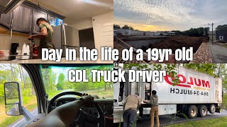 Day In The Life Of A 19yr Old CDL Truck Driver  Episode 1 [upl. by Mita]