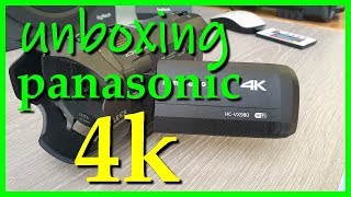 unboxing panasonic hc vx980 4K [upl. by Levenson898]