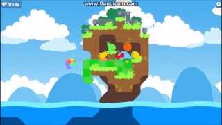 Snakebird Walkthrough  Level 11 [upl. by Leitnahs]