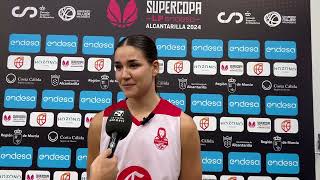 Nerea Hermosa previa semifinal Supercopa Liga Femenina Endesa [upl. by Analaf]