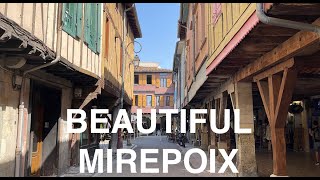 Mirepoix  stunning little town in SW France [upl. by Nhguavaj204]