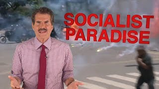 John Stossel vs Noam Chomsky on Venezuela [upl. by Dnalevets]