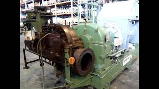 1015 KW Dresser Rand steam turbine  Dampfturbine AVT 72 TW 17 [upl. by Glassco]