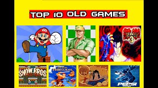 Top 10 old games from 1980 to 1997 Games Name in Description [upl. by Akili]