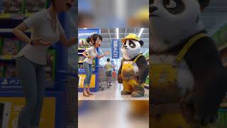 Panda received a reward Panda CuteAnimals AnimalAdventures AnimalVideos [upl. by Zabrine135]