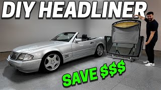 The BEST Way to Fix Your Sagging Headliner  EASY DIY SAVE BIG MONEY [upl. by Alyahsat142]