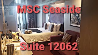 MSC Seaside  Suite 12062  Cabin Tour msc roomtour cruiseship [upl. by Dunston]