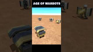 Transforming warbot rocket launcher  Age of Warbots battlesimulator transformers arbs [upl. by Sanders]