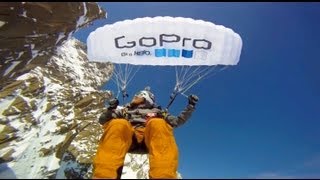 GoPro HD Speedflying at Chamonix [upl. by Alake]