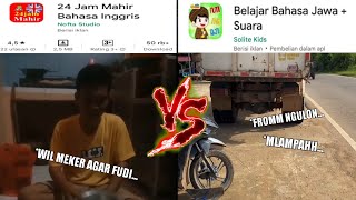 belajar bahasa inggris vs belajar bahasa jawa who is better😮 [upl. by Kcirederf]