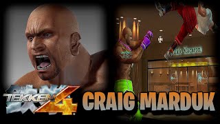 TEKKEN 4 PS2 Playthrough Craig Marduk Story Mode  Full Gameplay [upl. by Bisset]