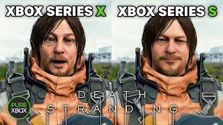 Death Stranding Xbox Series X Vs Series S  Side By Side Gameplay Comparison [upl. by Maurili642]