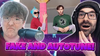 Reacting to FAKE AND AUTOTUNE  GBB24 Tag Team Wildcard with DEITYMUSIC [upl. by Isleana924]