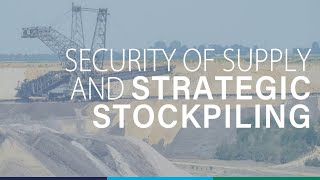 Wouter JacobsExecutive DirectorSecurity of supply and strategic stockpiling of critical materials [upl. by Mozelle]