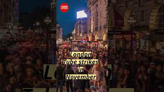 London Tube strikes in November [upl. by Ecienaj]