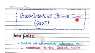 Gastrointestinal Stromal Tumor  GIST [upl. by Charis884]