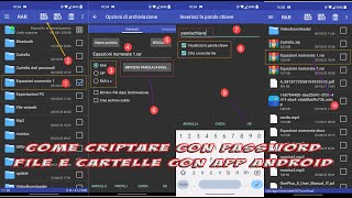 Come criptare con password file e cartelle in Android [upl. by Breeze898]