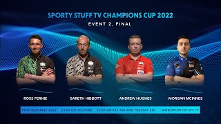 FINAL EVENT 2 IPA Pool Sporty Stuff TV Champions Cup Program 18 [upl. by Sothena]