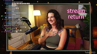 stream return 🌞🌱 reintroducing ourselves 🤎 Twitch VOD [upl. by Vins]