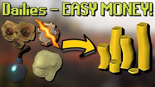 400m GP a Month Doing These 10 Simple Dailies runescape moneymaking gaming [upl. by Cyprian78]